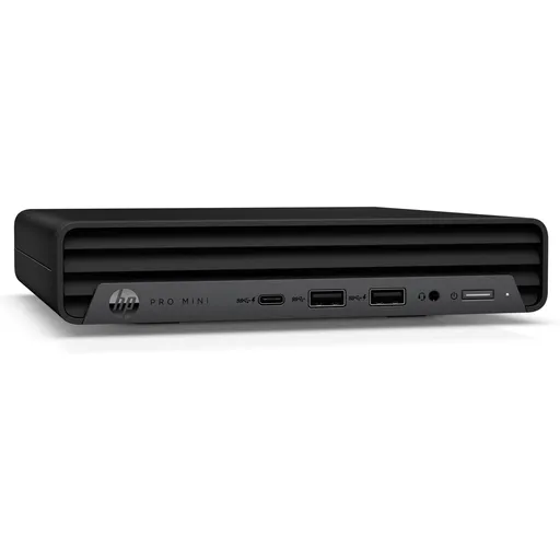 HP PC Mini 400G9 i3-14100T, 1 x 8 GB DDR5, 512 GB M.2, Intel HD 2 x DP + HDMI, WiFi 6 + BT, usb kl. myš, 90W, FDOS, 3y onsite