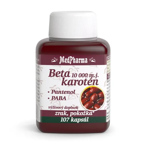 MedPharma Betakarotén 10 000 m.j.+Pantenol+PABA 107 ks