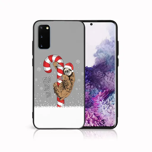 MY ART Kryt s vianočným dizajnom Samsung Galaxy S20 CANDY (076)
