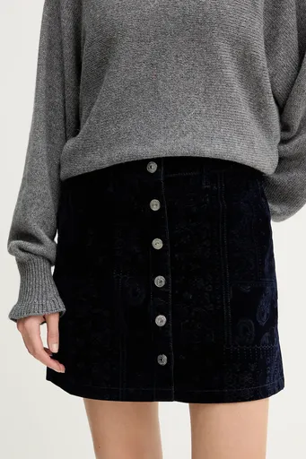 Zamatová sukňa Guess SERENA