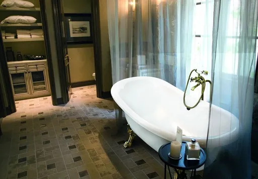 BESCO - Voľne stojaca vaňa AMELIA (ALIANO) - Farba - Biela, Nožičky k vani - Chrómové, Rozmer vane - 190 × 77 cm VANALI190C