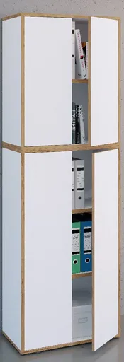 VCM 5dílná kancelářská skříň „Salia“ B60, bílá