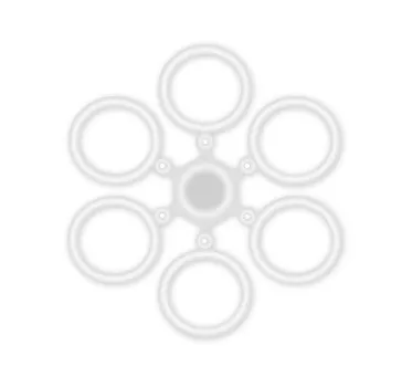 Delphin gumičky na nástrahy baitfix - veľkosť l 10 mm