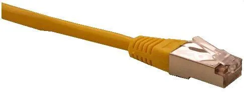 Patch cord FTP cat5e 0,25 M žltý