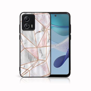 MY ART Ochranný kryt pre Motorola Moto G53 5G PINK MARBLE (143)