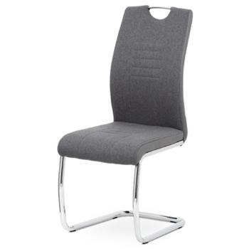 Jedálenská stolička Autronic 43x101 cm sivá látka DCL-405 GREY2