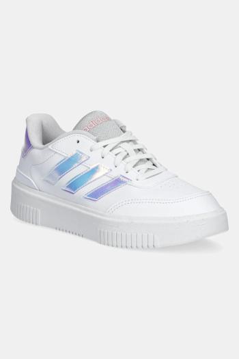 Tenisky adidas Courtblock Bold dámske, biela farba, JI2205