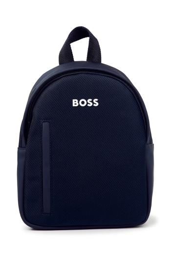 Detský ruksak BOSS tmavomodrá farba, malý, s nášivkou, J51710