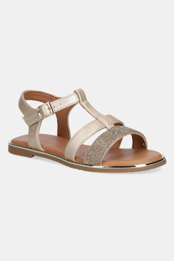 Sandále Tommy Hilfiger béžová farba, T3A2-33781