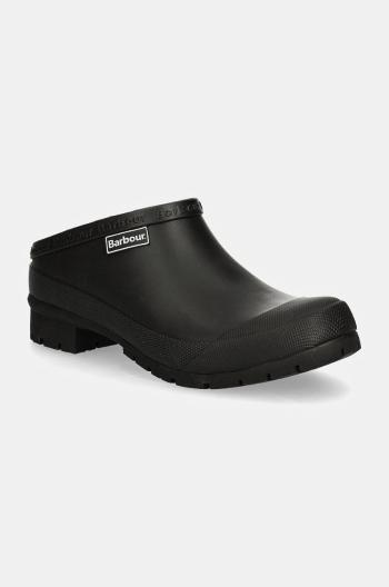 Šľapky Barbour Quinn dámske, čierna farba, LHF0001BK31
