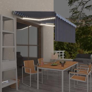 Ručne zaťahovacia markíza s roletou a LED 500x300 cm Dekorhome