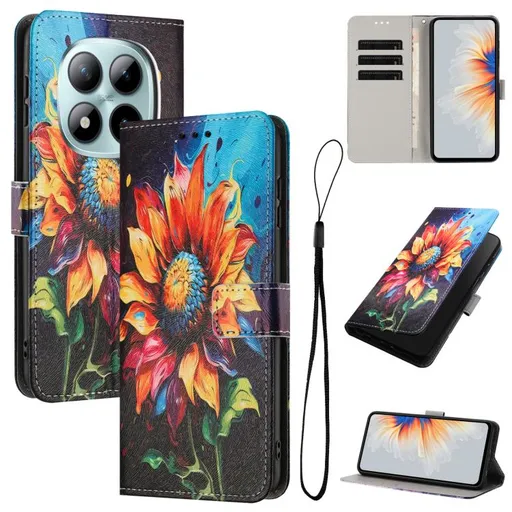 ART Peňaženkový obal pre Xiaomi Redmi Note 15 Pro SUNFLOWER