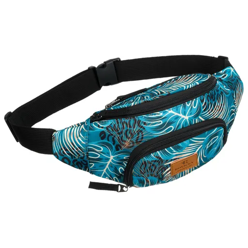 Dámska mestská ľadvinka s rastlinným motívom z polyesteru – Rovicky