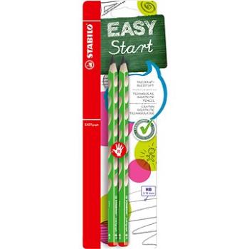 Stabilo EASYgraph R HB, zelená, 2 ks, Blister (4006381506540)