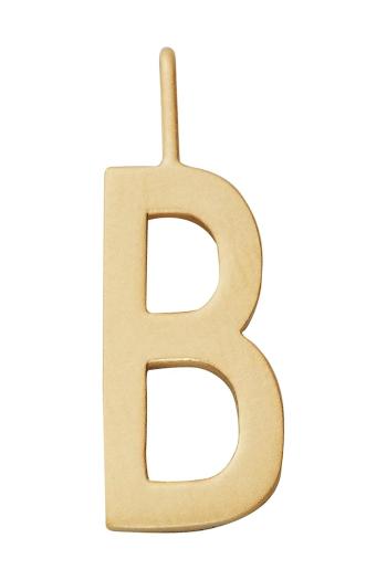 Strieborný pozlátený prívesok Design Letters 90201544B