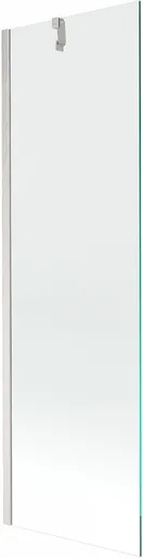 MEXEN/S - Next vaňová zástena FIX 60 x 150, transparent, nikel kefovaná 895-060-000-00-00-97