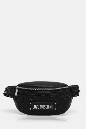 Ľadvinka Love Moschino čierna farba, JC4003PP1