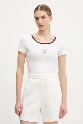 Tričko Guess MARIGOLD dámske, biela farba, V5GP03 KCRN2
