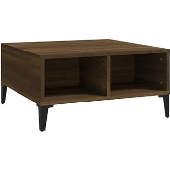 SHUMEE Konferenčný stolík hnedý dub 60 × 60 × 30 cm drevotrieska, 813169