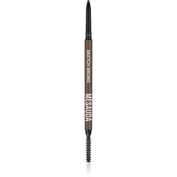 Mesauda Milano Sketch Brows automatická ceruzka na obočie s kefkou odtieň 103 Auburn 0,09 g
