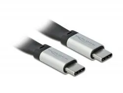 Delock USB 3.2 Gen 2, FPC plochý stuhový kábel, USB Type-C na USB Type-C, 22 cm, PD 3 A E-Marker