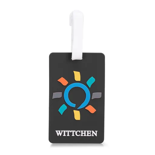 Obdĺžniková čierna visačka na kufor 56-30-018-10S