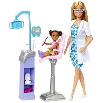 Barbie Povolanie Herný Set S Bábikou – Zubárka Blondína (194735108039)