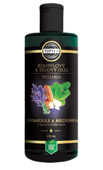 TOPVET Kúpeľový a telový olej levandula a medovka 200 ml