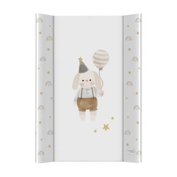CEBA Podložka prebaľovacia 2-hranná s pevnou doskou (50x70) Ultra Light Birthday Bunny
