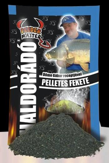 Haldorádó krmítková zmes feeder master 1 kg - čierne pelety