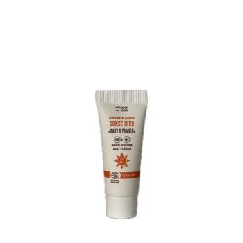 Minerálny opaľovací krém na telo a tvár Mango Baby & Family SPF50 Wooden Spoon mini 10ml vzorka