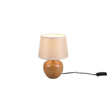 Stolová lampa Reality Luxor drevodekor R50621035