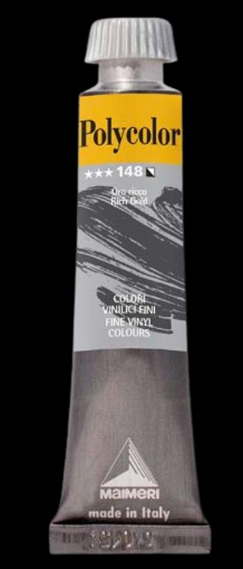 MAIMERI POLYCOLOR - Jemné vinylové farby 148 - rich gold, 20 ml