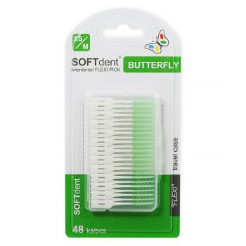 SOFTDENT Butterfly dentálne špáradlá flexi pick 48 ks