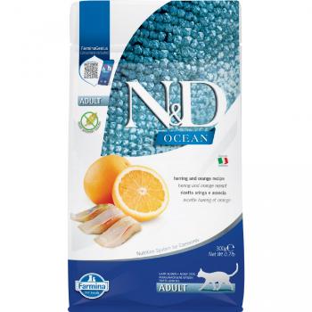 N&D Cat Ocean Adult Herring&Orange 0,3kg