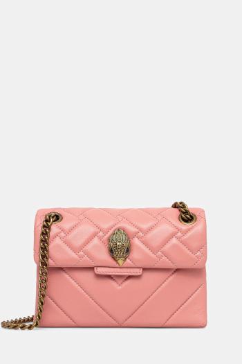 Kožená kabelka Kurt Geiger London KENSINGTON oranžová farba, 4372857109