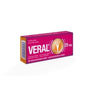 VERAL 25 mg 30 tbl