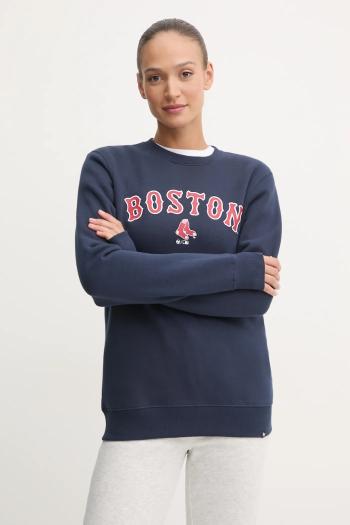 Mikina 47 brand MLB Boston Red Sox dámska, tmavomodrá farba, s potlačou, BB002PEMIBC630058FN