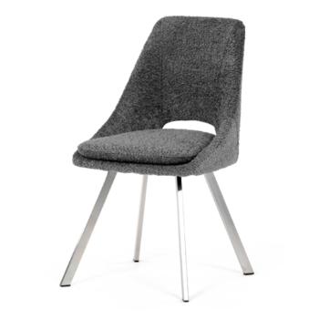 Jedálenská stolička Autronic 47x85 cm sivá látka DCL-W1174 GREY2