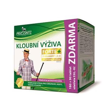 Priessnitz Kĺbová výživa Forte Glukozamín +Kolagén 180 + 90 (2890110)