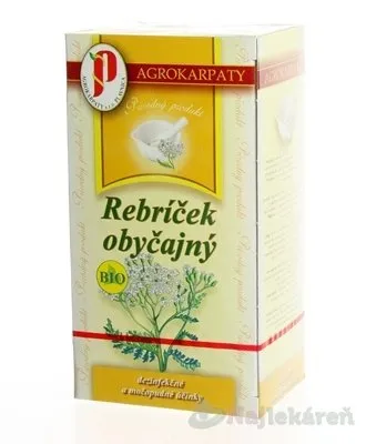 Agrokarpaty Bio Rebríček obyčajný bylinný čaj 20 x 2 g