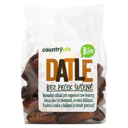 COUNTRY LIFE Datle sušené bez kôstok 250 g BIO