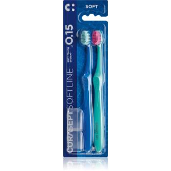 Curasept Softline 0.15 Soft 2pack zubná kefka 2 ks