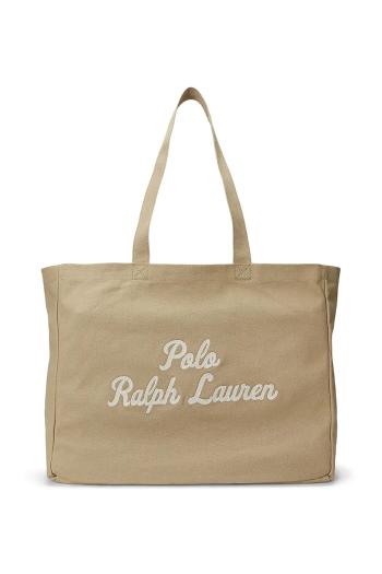 Taška Polo Ralph Lauren hnedá farba, 405962436