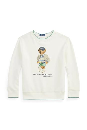 Mikina Polo Ralph Lauren biela farba, jednofarebná, 323971483001