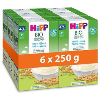 HiPP BIO Obilná kaša 100 % ryžová 6× 200 g (4062300380615)