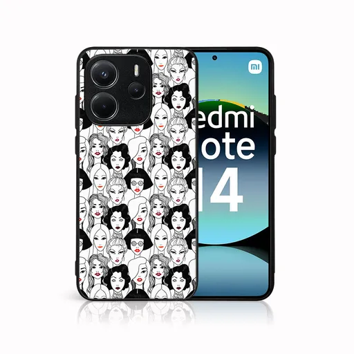 MY ART Ochranný kryt pre Xiaomi Redmi Note 14 LIPSTICK (174)