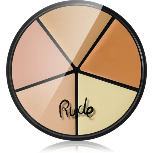 Rude Cosmetics Fabulous Concealer Wheel paleta korektorov odtieň Light 7.5 g