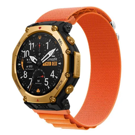 NYLON Vymeniteľný remienok pre Amazfit T-Rex 3 Pro 48mm oranžový