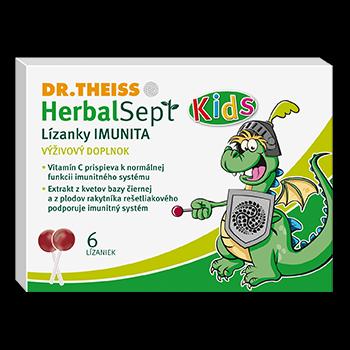 Dr.Theiss HerbalSept Kids Lízanky IMUNITA 6ks